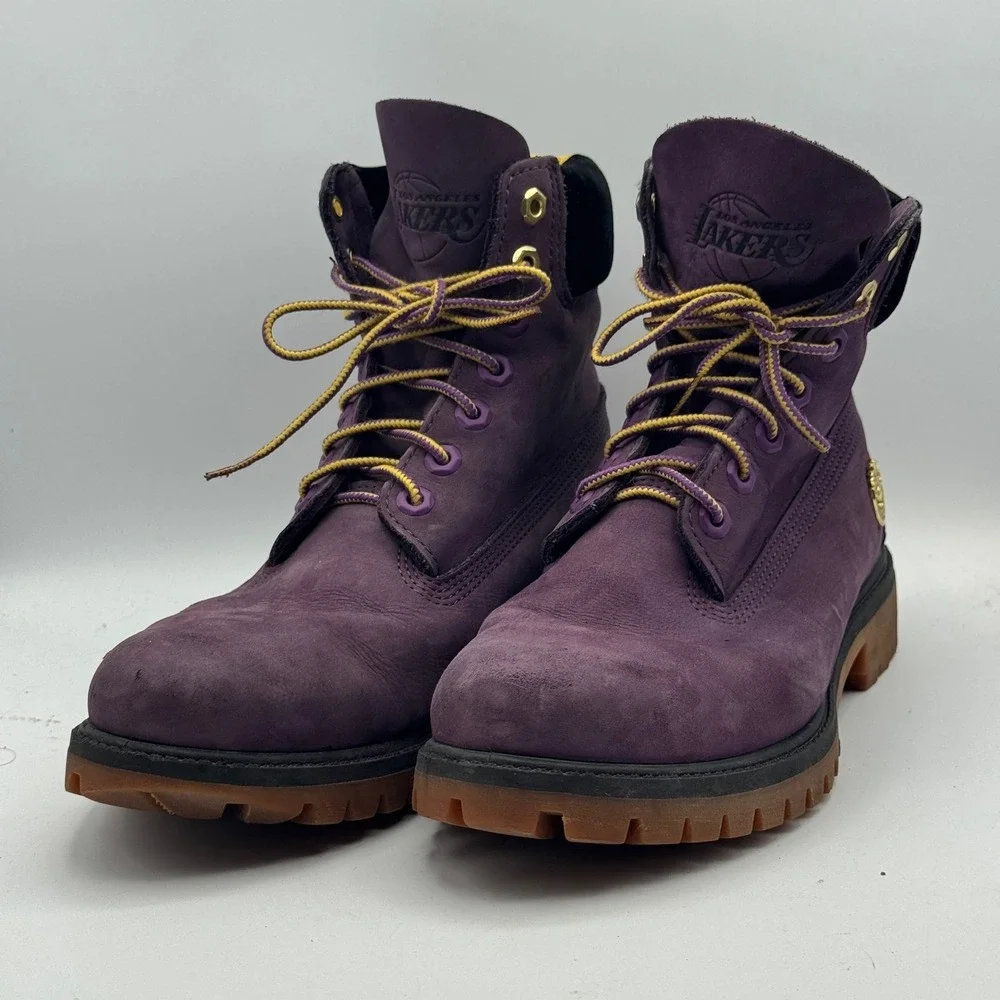 Los Angeles Lakers‎ Boots Mens NBA Basketball Timberland Limited Edition Size 8